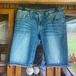 Miss Me Women’s Bermuda Jean Shorts